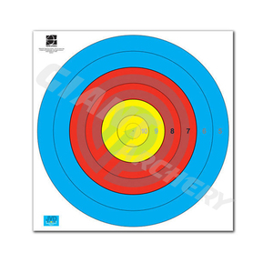 JVD Target Face Fita Waterproof 80cm Centre 6-Ring (43*43cm) 1장 부직포표적지