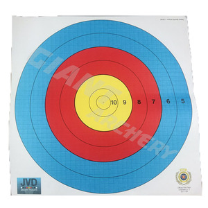 JVD 표적지 FITA CENTRE 6-RING ( 43 * 43)