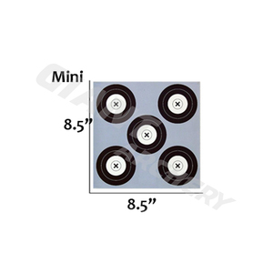 30.06 BLUE/WHITE 5 SPOT MINI TARGET(20ct.)